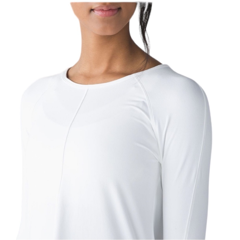 Lululemon White Making Moves Long Sleeve Top - Picture 3 of 12